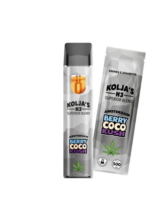 Kolja’s H3 Superior Blend Vape - Berry Coco Kush 1ml