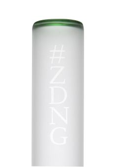 Ansicht vom ZDNG Logo auf der Bomb Jack SF Bong