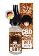 CBD Liquid Orange Butt Flasche 250mg mit Verpackung