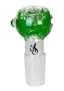 Grinskopf Glaskopf für Bongs Farbe Grün Schliff 18.8