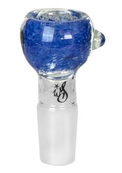 Grinsbowl Glassbowl for Bongs Color Blue Cut 18.8