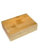 Dreh-Tray / Aufbewahrungsbox Holz "Beaver", rechteckig groß