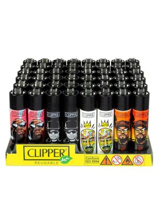 Clipper Feuerzeuge groß, HIP HOP LEGENDS - Black Cap 2Pac