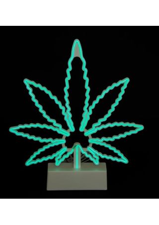 Neon-Leuchte "Cannabis Leaf"