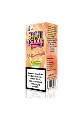 Bad Candy Nikotinsalz Liquids 20mg/ml 10ml Paradise Peach