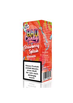 Bad Candy Nikotinsalz Liquids 10mg/ml 10ml Strawberry Splash
