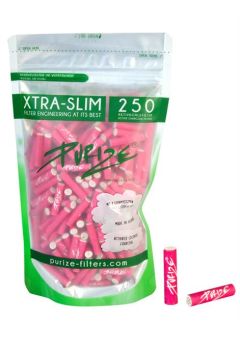 PURIZE Aktivkohlefilter, XTRA Slim PINK, ø 5,9mm,...